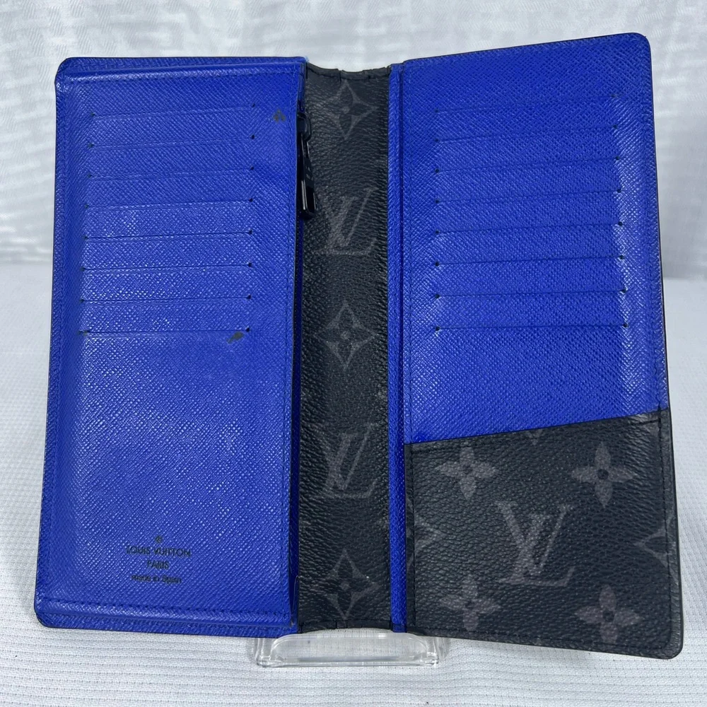 1068: Louis Vuitton unisex Long Wallet in Epi Leather & Monogram Eclipse - Picture 1 of 12